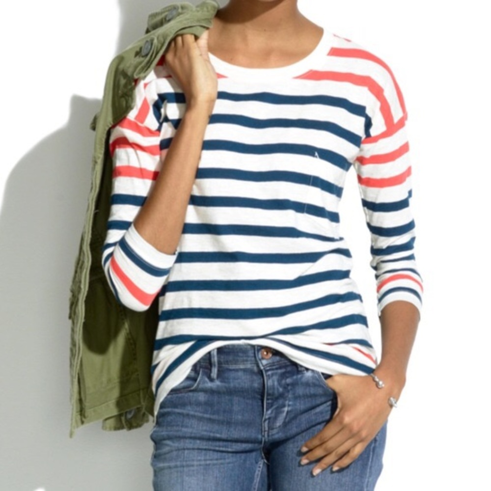 Madewell Striped Duet Top